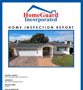 sample home inspection